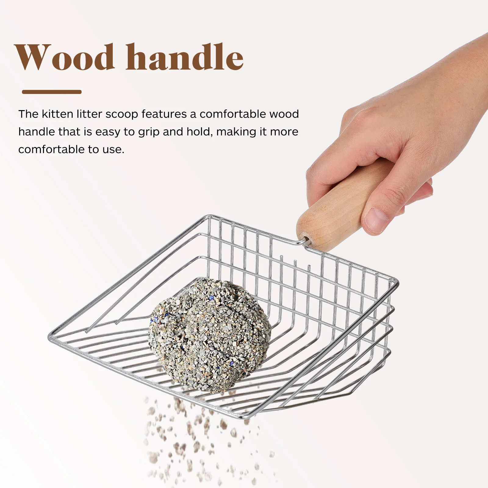 Совок для кошачьего туалета портативный совок просеивания домашних животных