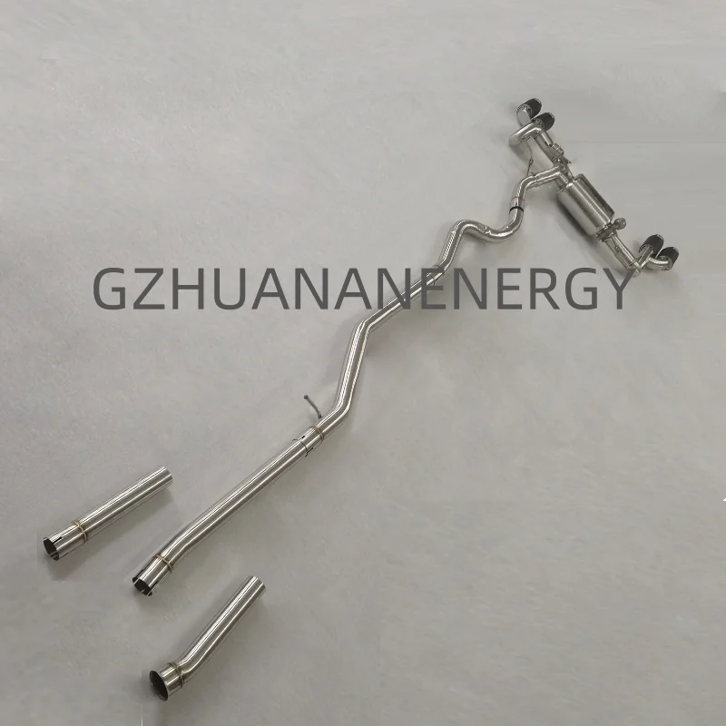 Фото Выхлопная система Valvetronic Catback для 320 F35 2.0T с четырьмя насадками, клапанным глушителем и трубами из нержавеющей стали 304 №4