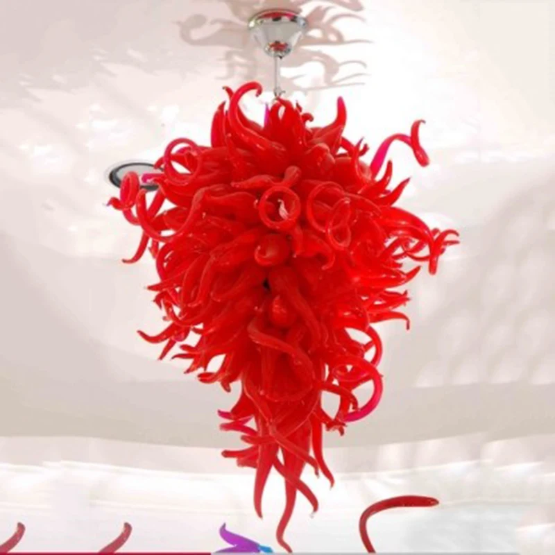 

Free Shipping Fancy Red Decorative Murano Glass Vintage Chandelier