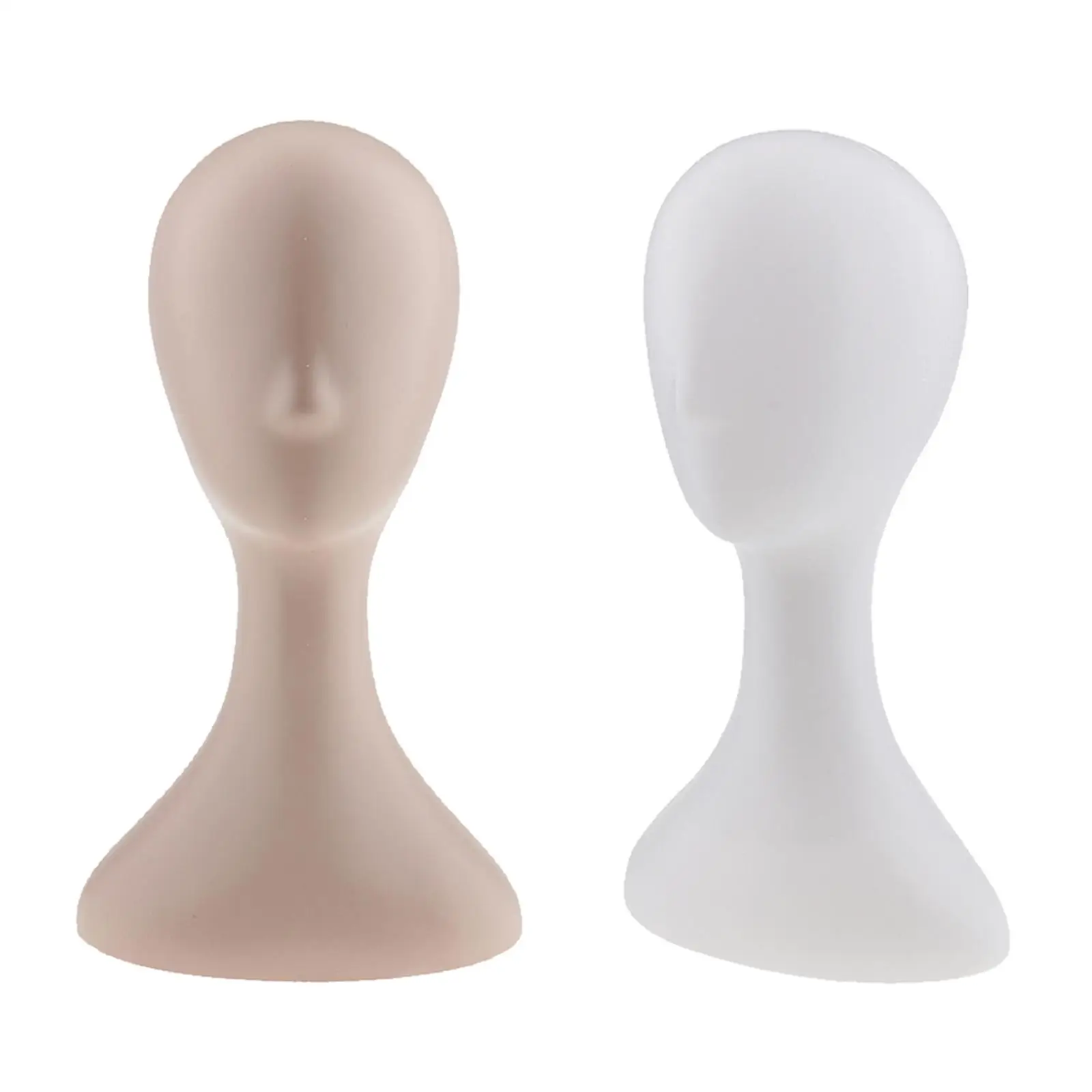 

2pack Plain Female Manikin Head Glasses Display Stand Holder