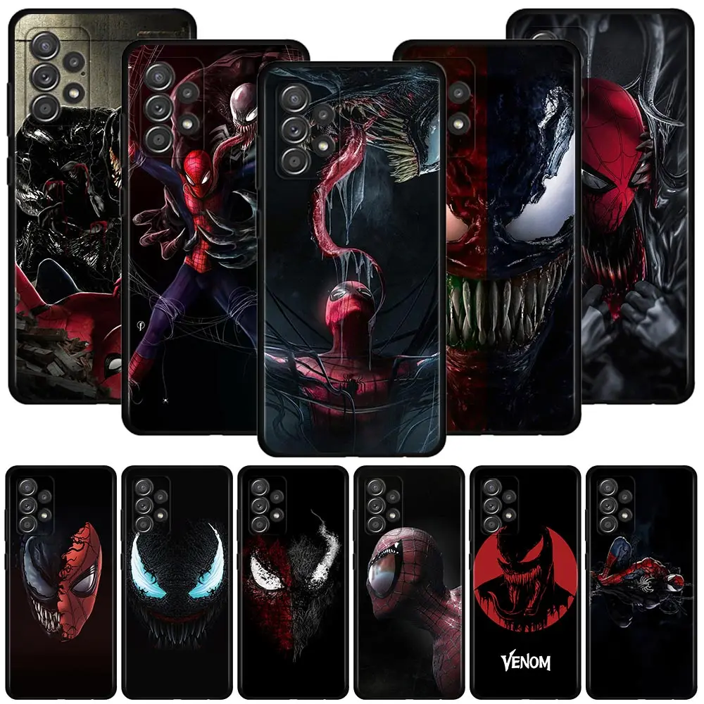 

Marvel Venom 2 Spiderman symbiote transformation For Samsung Galaxy A12 A52 A71 A51 A32 A21s A31 A02s A23 A72 A41 A22 Phoen Capa