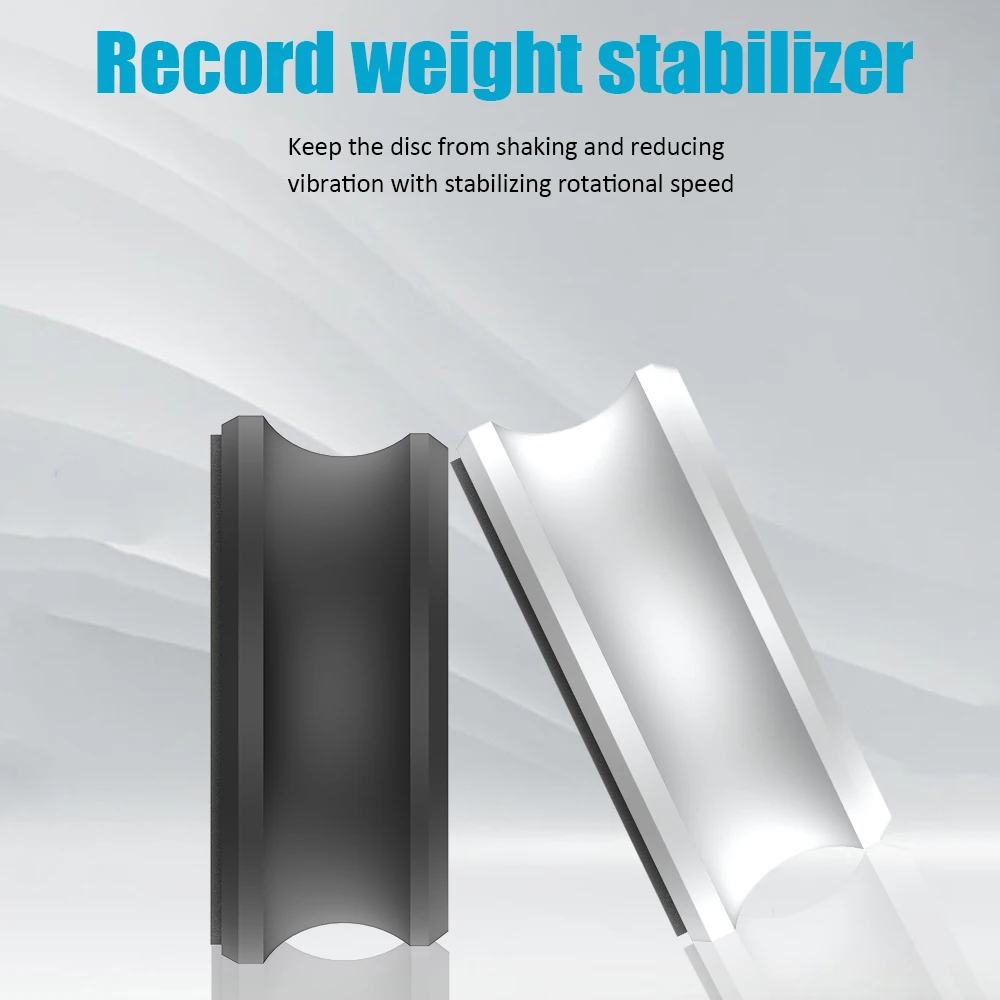 Preffair черный/серебристый алюминиевый виниловый пластинок стабилизатор веса