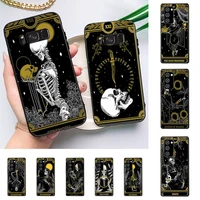 death tarot phone case for samsung galaxy note 10pro note 20ultra cover for note20 note10lite m30s back coque