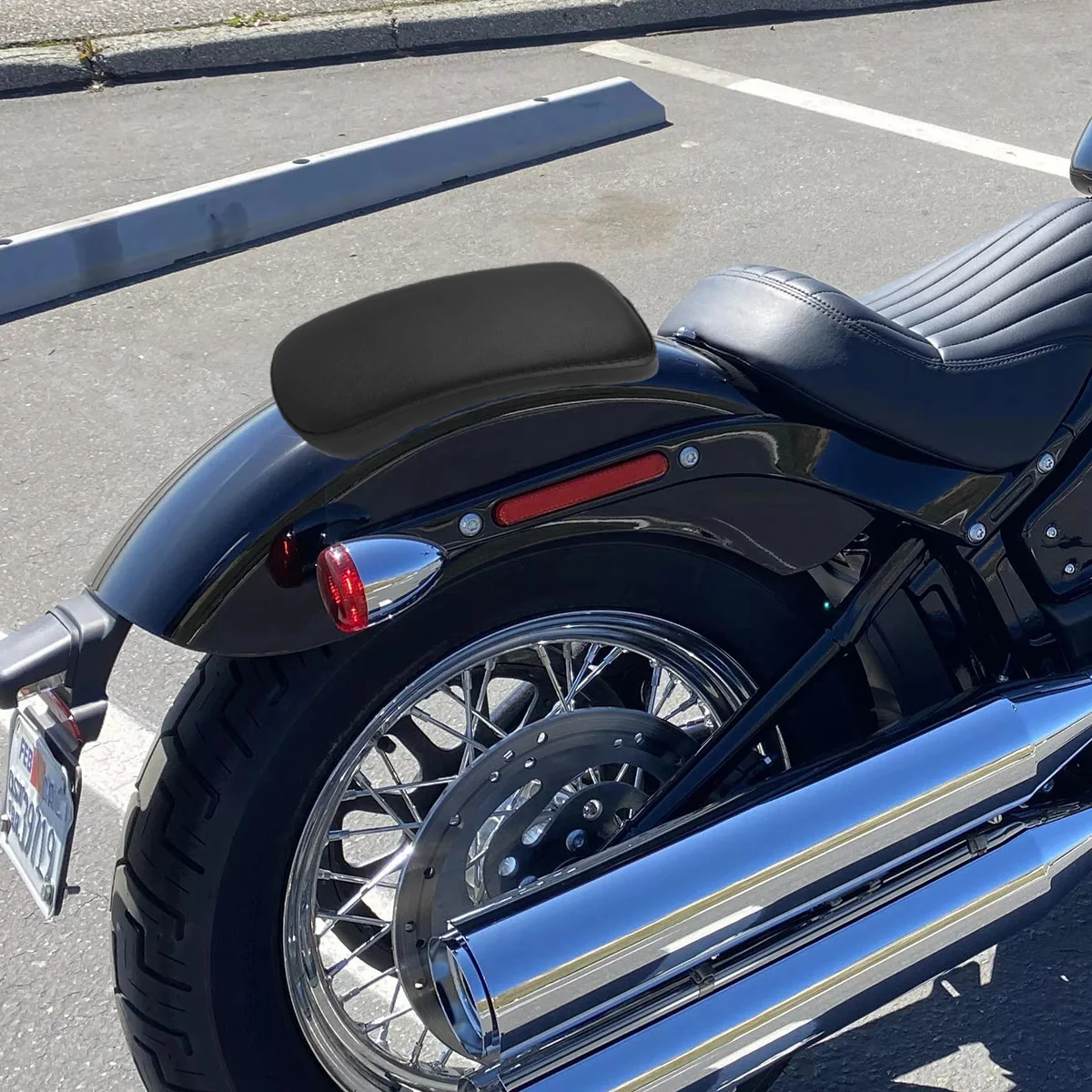 

Motorcycle Seat Cushion Accessories Air Suction 8 Cup Sucker Rear Passenger