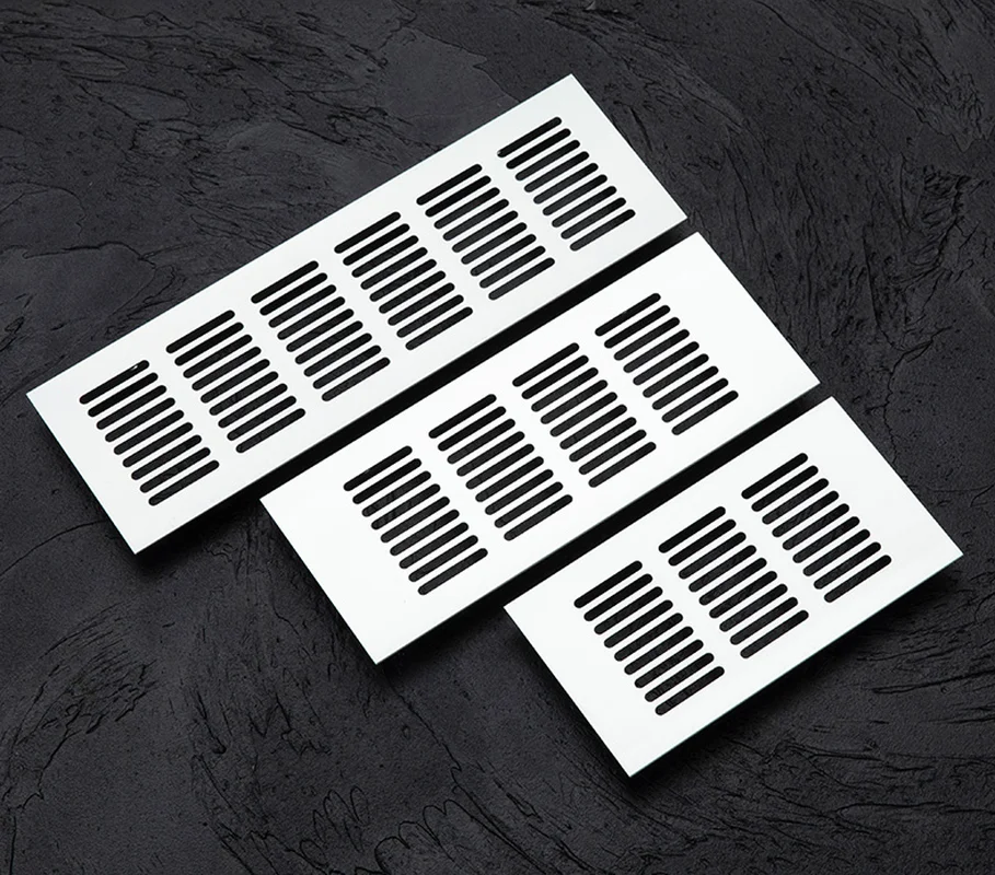 

Vents Perforated Sheet Aluminum Alloy Air Vent Perforated Sheet Web Plate Ventilation Grille Vent Perforated Sheet Wide 50/80mm