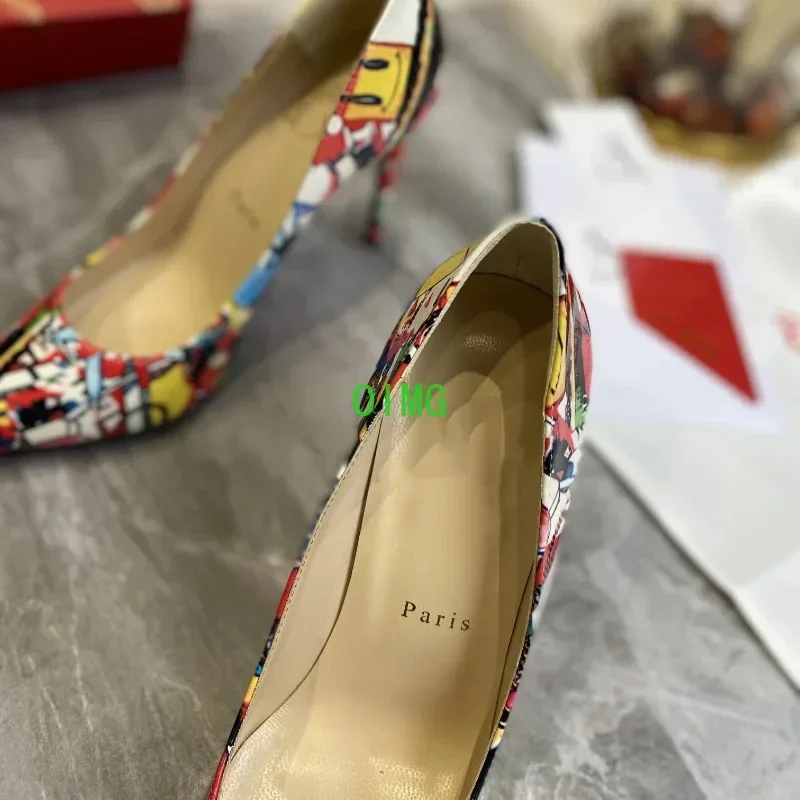 Женские туфли на высоком каблуке 0-12 см с кристаллами