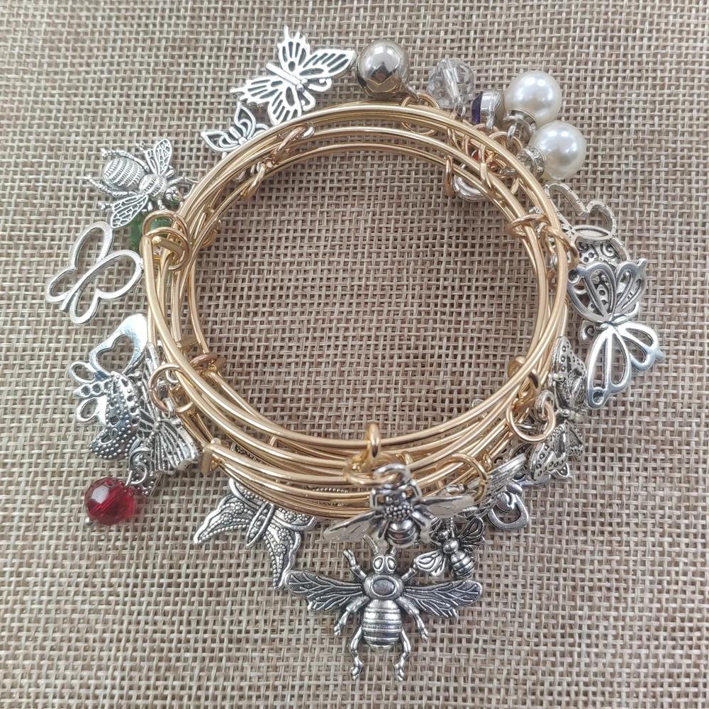 5 шт. 1 комплект регулируемые яркие изысканные сексуальные женские браслеты