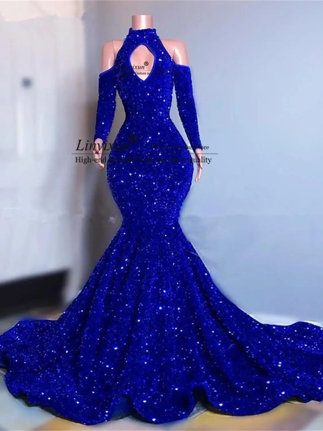Blue Gown - Weddings & Events - AliExpress
