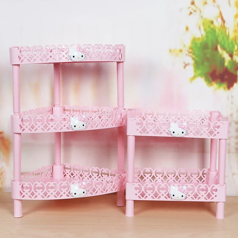Sanrio Kawaii Hello Kitty маленький стеллаж для хранения аниме мультфильм милый Модный