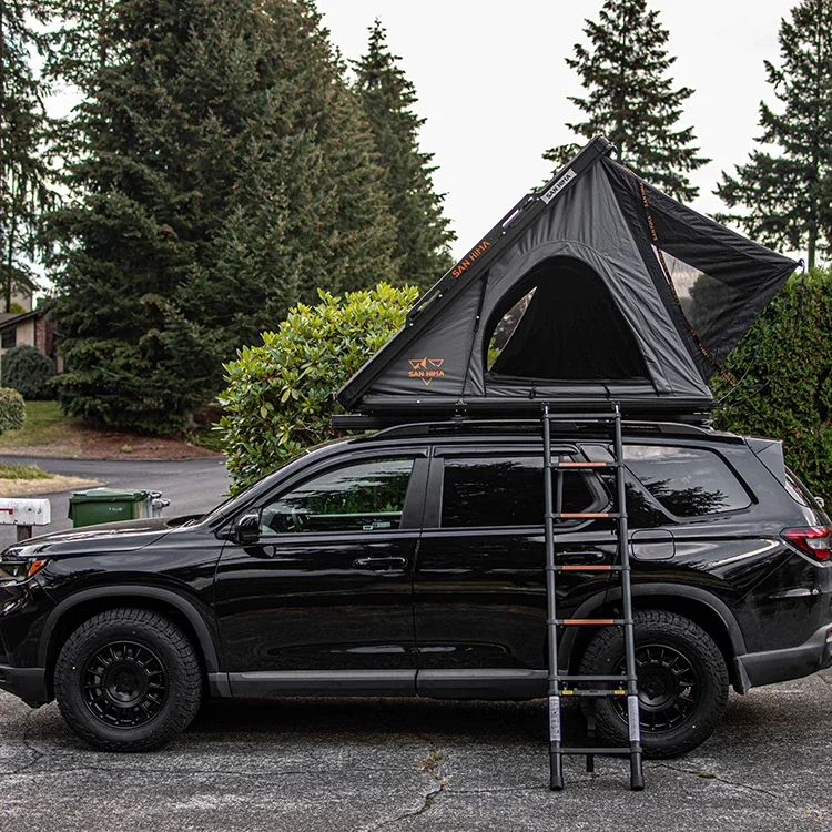 SAN HIMA Easy Set Up Водонепроницаемая тонкая жесткая палатка на крыше автомобиля 4x4