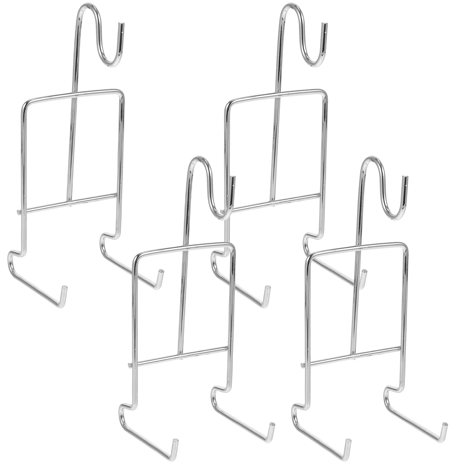 

4 Pcs Tea Cup Hanger Black Cups Display Stand Mug Holder Glass Set Snack Rack Drinking Glasses Drying