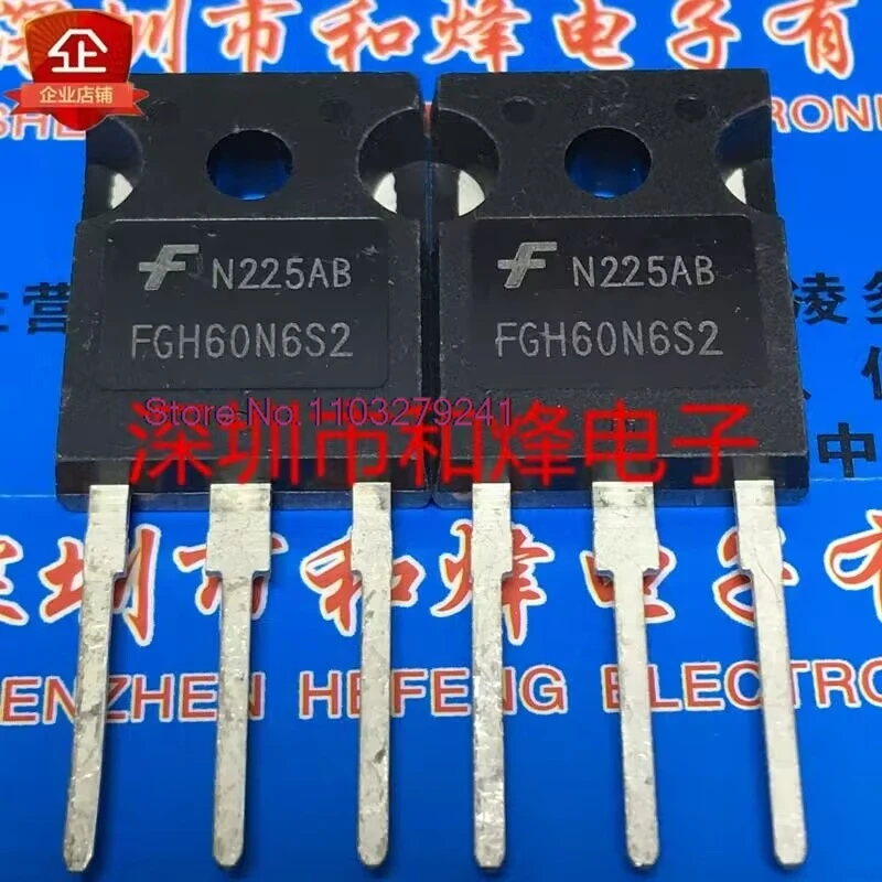 (5 шт./лот) FGH60N100FTD FGH60N60UFD FGH60N6S2 FGH60T65SHD FGH60T65SQD
