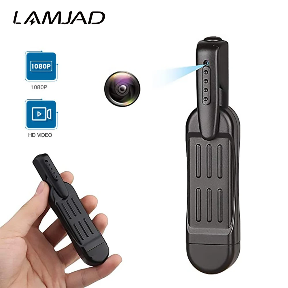 

T189 Mini Camera 1080P Pen Cameras Loop Recording Portable Wearable Recorder Body Cam for Security Surveillance Office Meetings