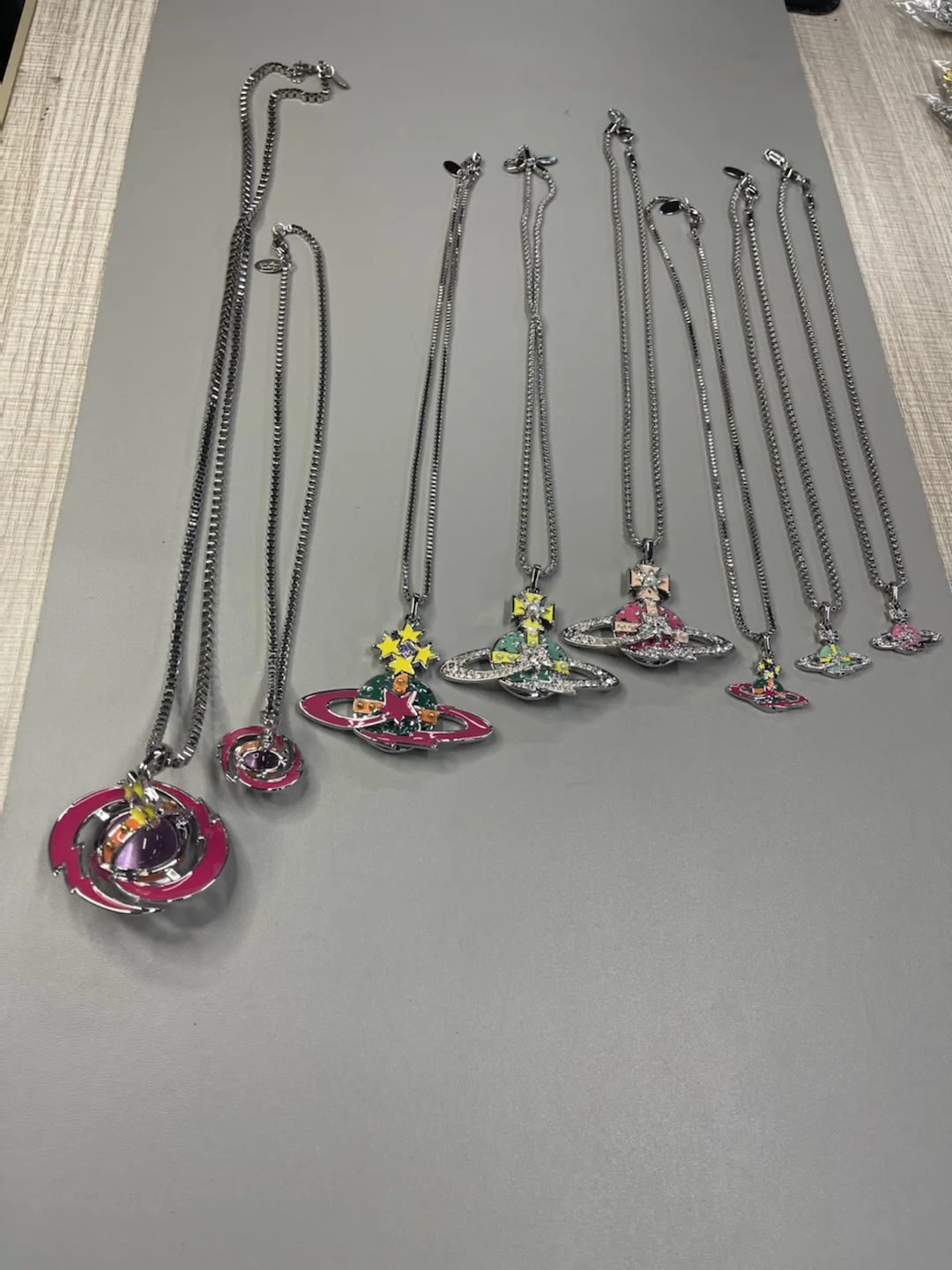 Классическая романтическая серия Метеорит астероид женское ожерелье с