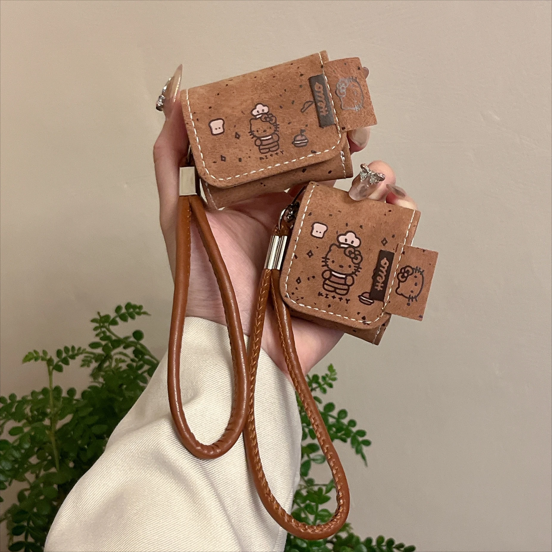 Защитный чехол для беспроводной гарнитуры Hello Kitty с милым рисунком