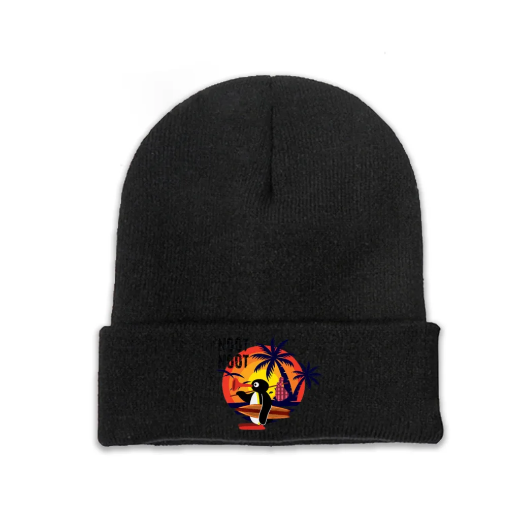 

Knit Hat Pingu Noot Pinga TV Winter Warm Beanie Caps Penguin Men Women Fashion Casual Bonnet
