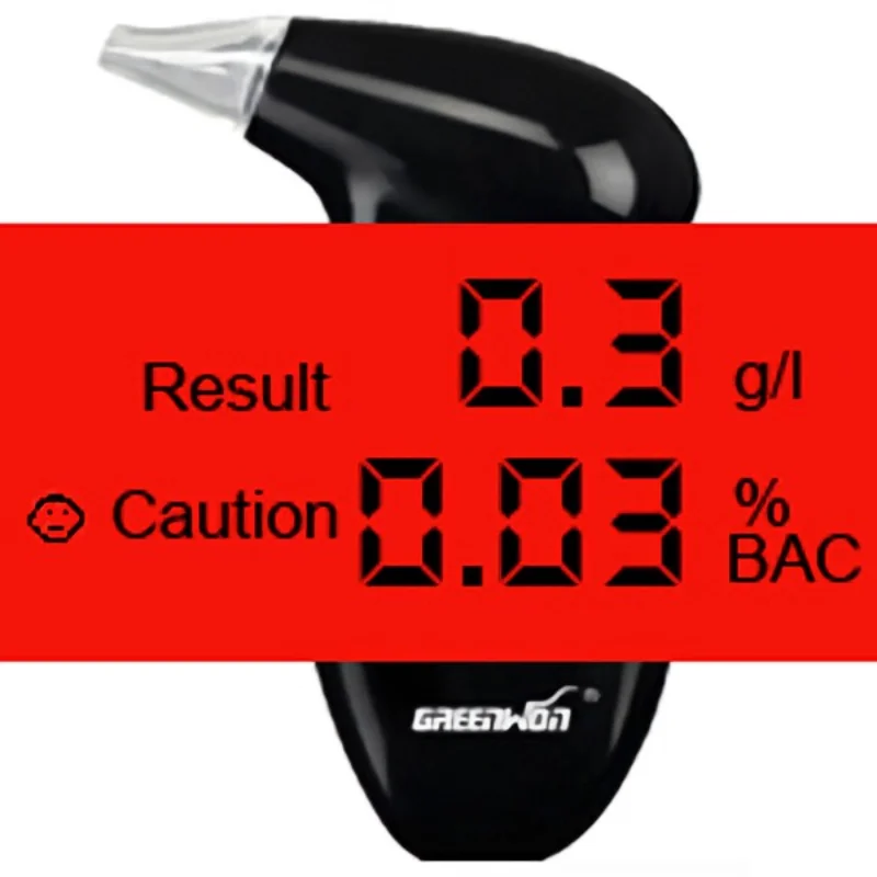 

Breathalyzer Alcohol Tester Measuring Drunk Driving Blowing Type Detector Special Inspection Alarm Instrument Artifact Exhaler