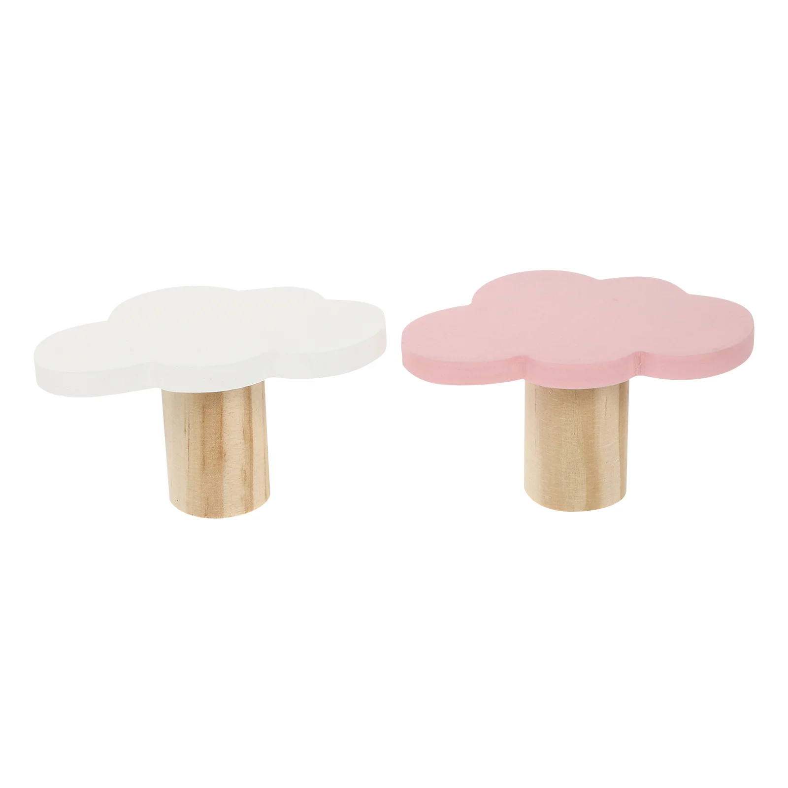 

2 PCS Backpack Wall Hooks Ornaments Hats Hangers Robe Home Wooden Coats Decors Child
