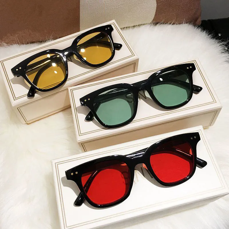 

Korean Candy Color Sunglasses for Women and Men Trend Square Sun Glasses UV400 Eyewear
