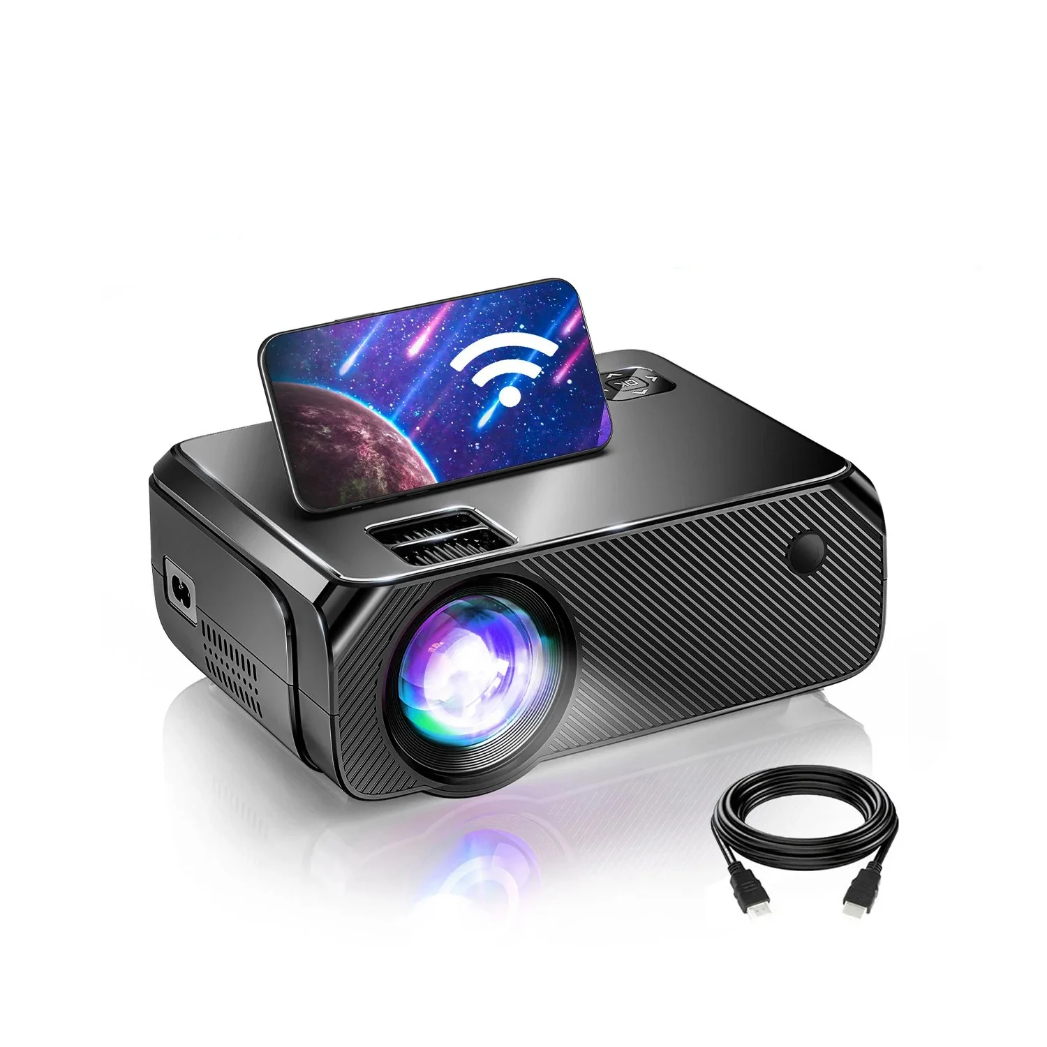 

Wireless Screen Mirroring Cheapest Mini Portable Projector Movie Home Projector Headlight Led Beamer Pico Portable Projector