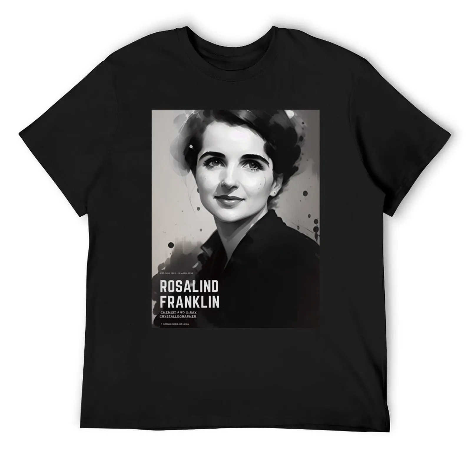 Футболка Rosalind Franklin by CallisC Arts футболки с аниме футболка большого размера рисунком