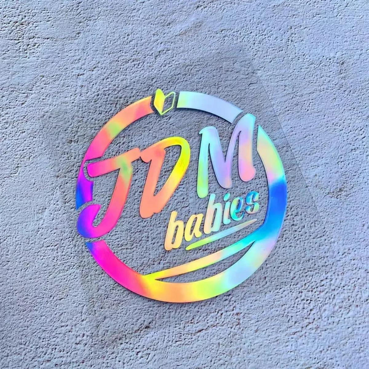 Лазерная Радужная Наклейка JDM Для Электромобилей Мотоциклов Скутеров - Украшение