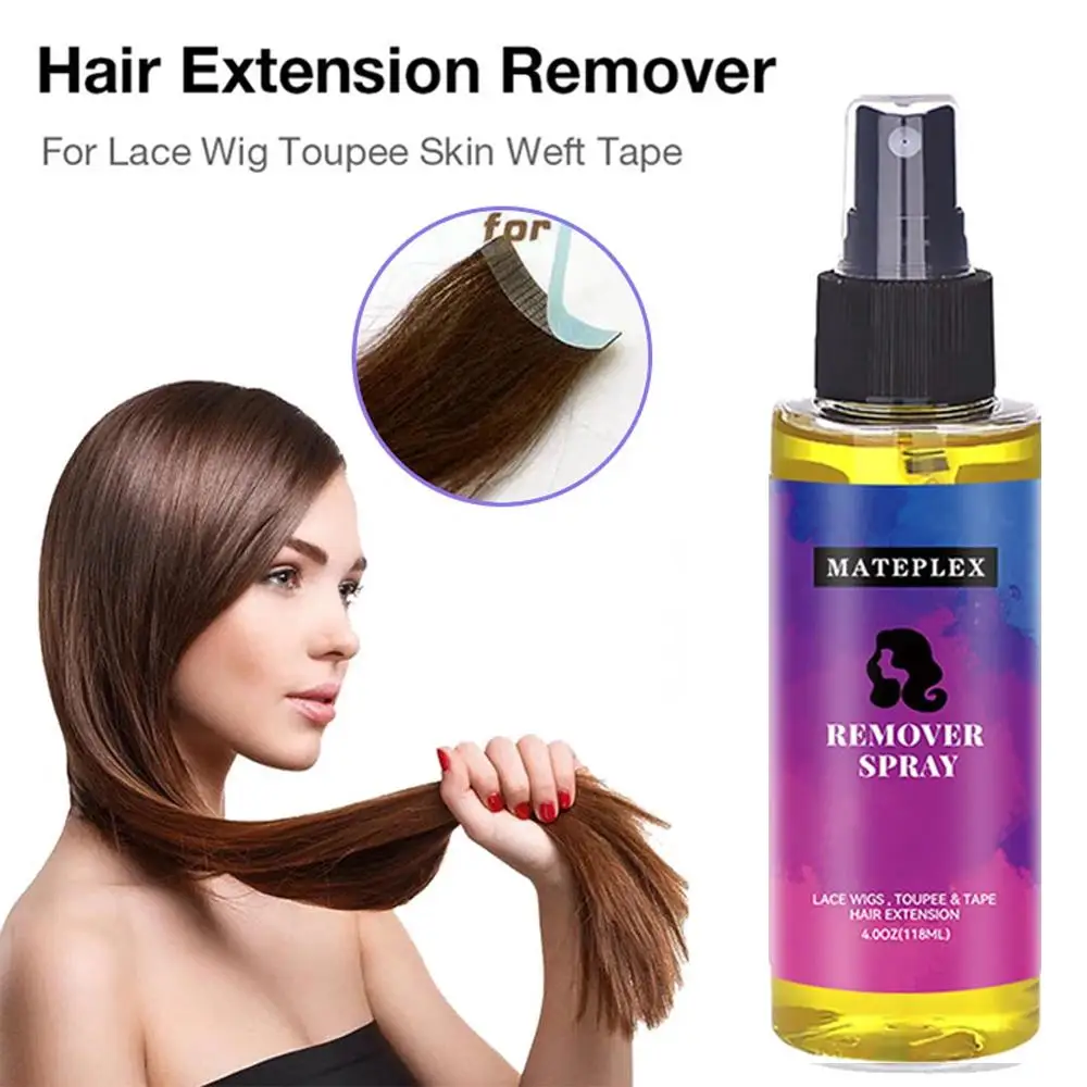 Hair Glue Remover Fast Acting Wig Glue Remover Spray Tape in Extension Remover Spray for Lace Wig Closure Hairpiece Toupee