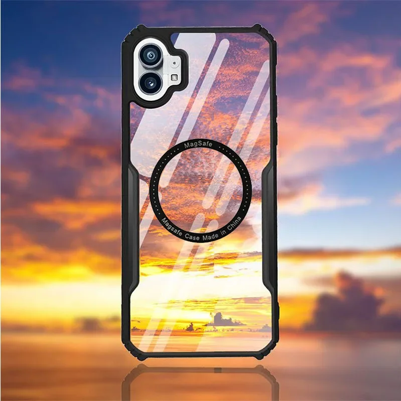 Чехол для телефона Nothing CMF 1 2 2a магнитный противоударный силиконовый прозрачный