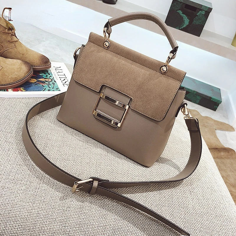 New Women  Bag Vintage Shoulder  Bags 2023 Buckle PU Leather Handbags  Crossbody Bags for Women Famous Brand Spring Sac Femme