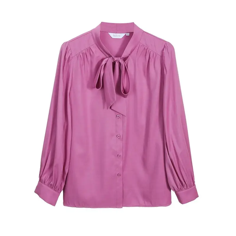 Женская свободная рубашка из полиэстера