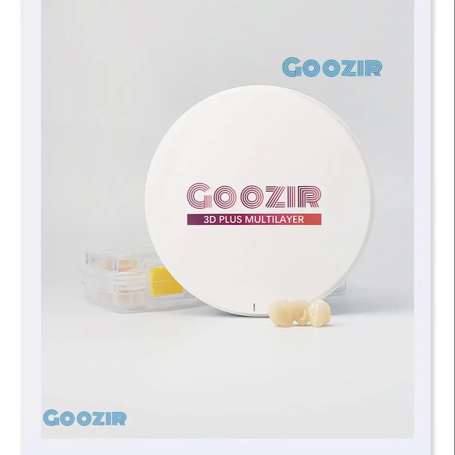 Goozir 3D Plus Multilayer Ziconia Blank High -Quality following CE/ISO Standard Preshaded zirconia block