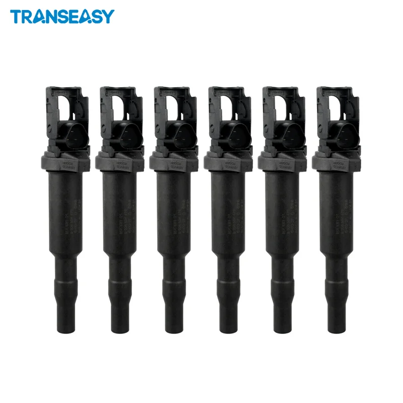 Bosch 6Pcs Ignition Coils 0221504470 Fit For BMW 325 328 330 335 525 528 530 535 i