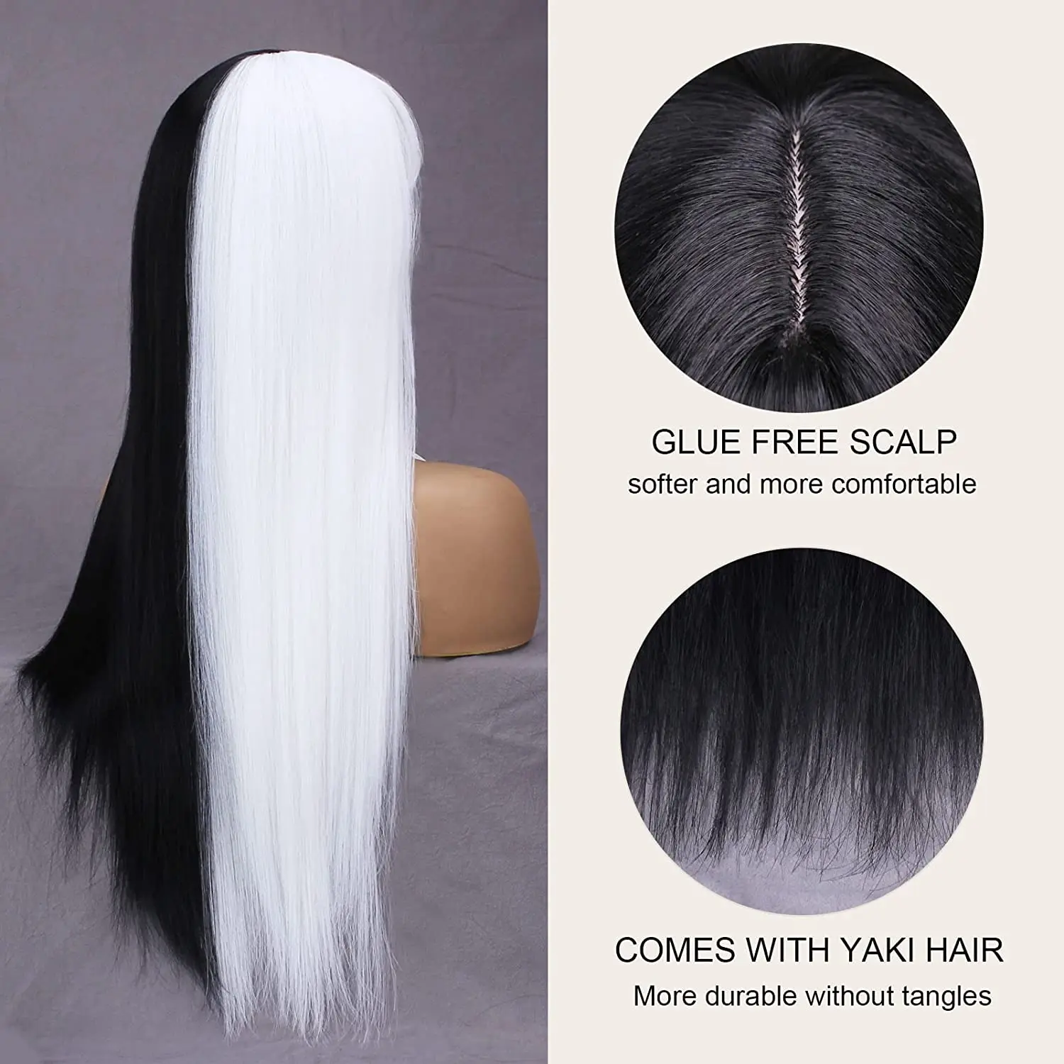 Xtrend синтетический парик 26 дюймов прямой с челкой длинные волосы парики для