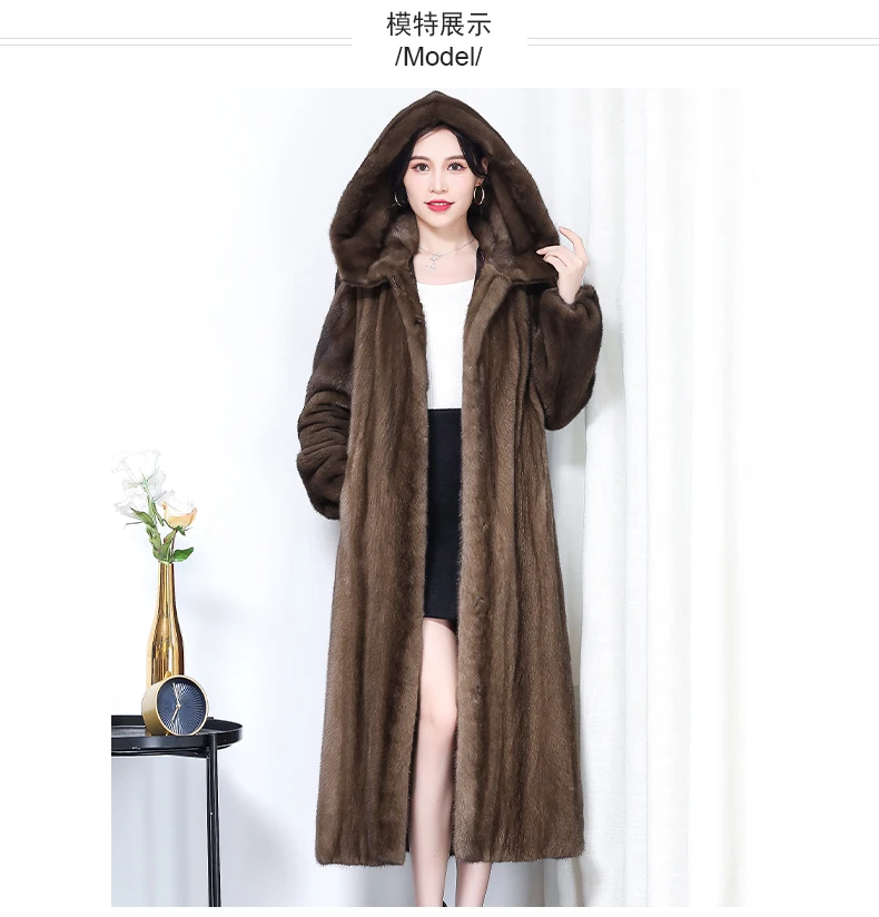 real women mink coats female mink fur coat genuine long fur coat ladies winter clothes oversize 6xl 5xl 7xl imitation fur coats