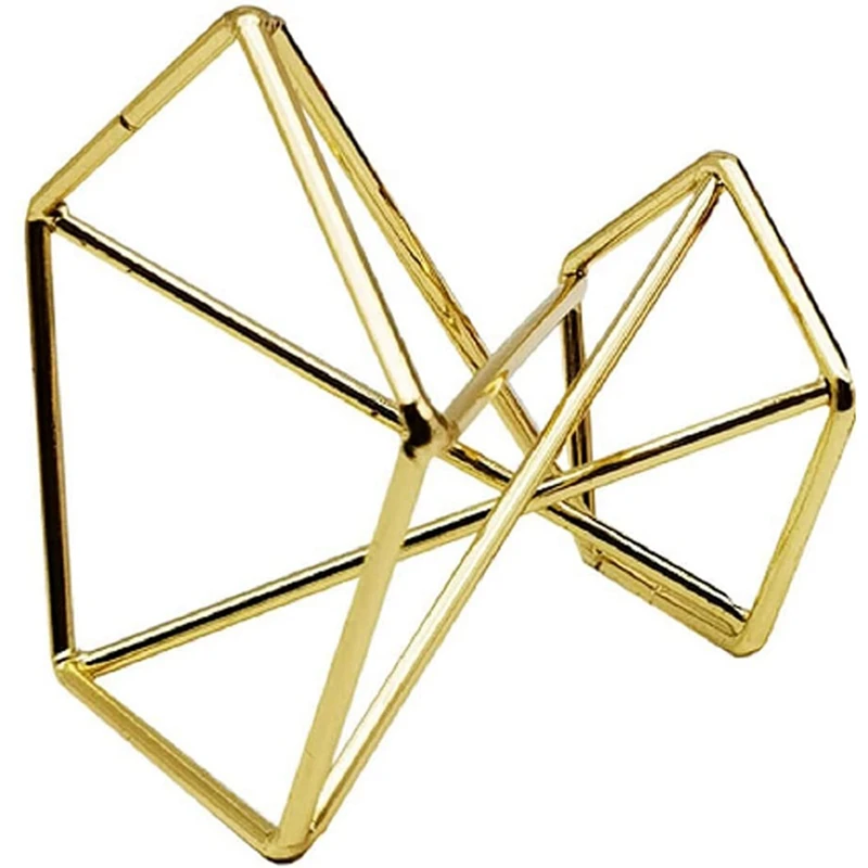 

8 Pcs Geometric Air Plant Holder Airplants Rack Metal Plants Stand Planter Shelves Himmeli Decor Tillandsia Containers