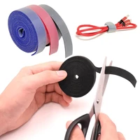 1 meters1 cm nylon data cable hand tear finishing tape portable household phone charging line earphone wire organizer