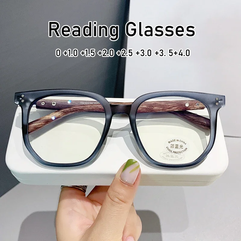 

Очки для чтения с бамбуковыми дужками, для мужчин и женщин