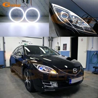 for mazda 6 mazda6 atenza gh mk2 2008 2009 2010 2011 2012 excellent ultra bright cob led angel eyes kit halo rings day light