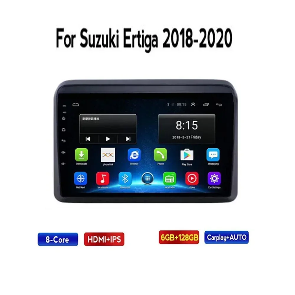 2 Din Android 13 Автомобильный стерео радио DVD GPS Мультимедийный видеоплеер 5G Wi-Fi камера