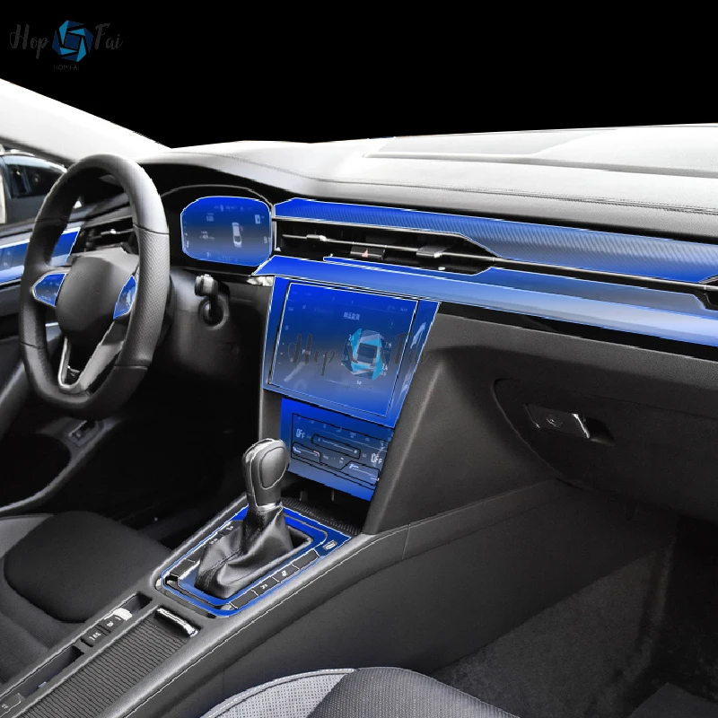 

For Volkswagen Arteon CC 2019-2021Car Interior Center console Transparent TPU Protective film Anti-scratc Repair film Accessorie