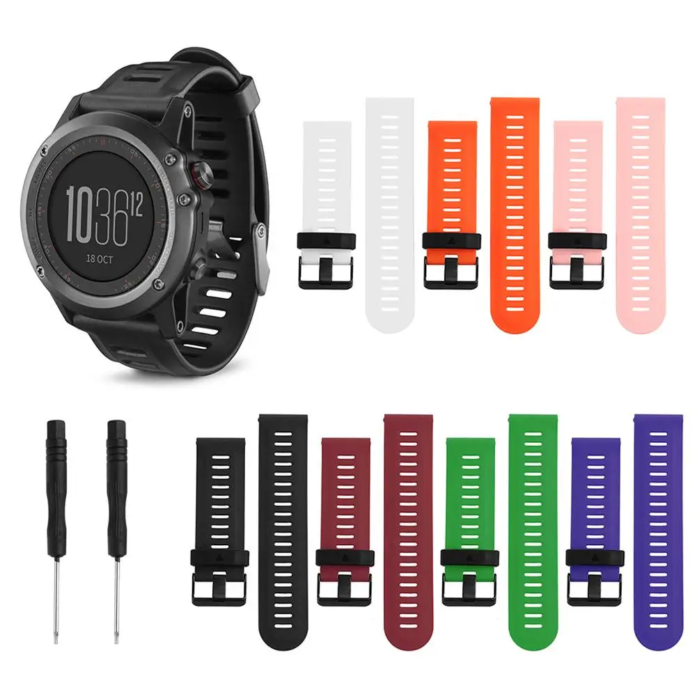 

Silicone Wrist Strap Bracelet Watch Band for Garmin Fenix3 Fenix3HR Fenix5X Band Replacement ремешок для часов