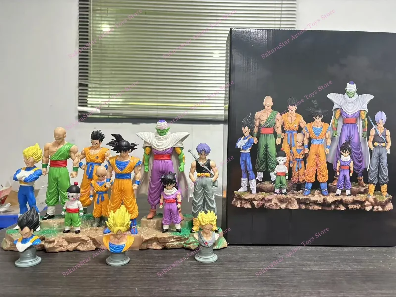 Фото В наличии: 28-сантиметровые аниме-фигурки из ПВХ по мотивам Dragon Ball (Крилин, Сон Гохан, Транкс), коллекционные модели, украшения для рабочего стола, игрушки, подарки. №5