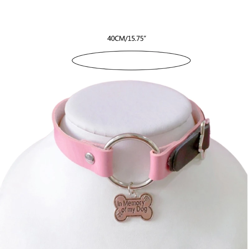 Регулируемый сексуальный воротник в стиле стимпанк ожерелье из искусственной