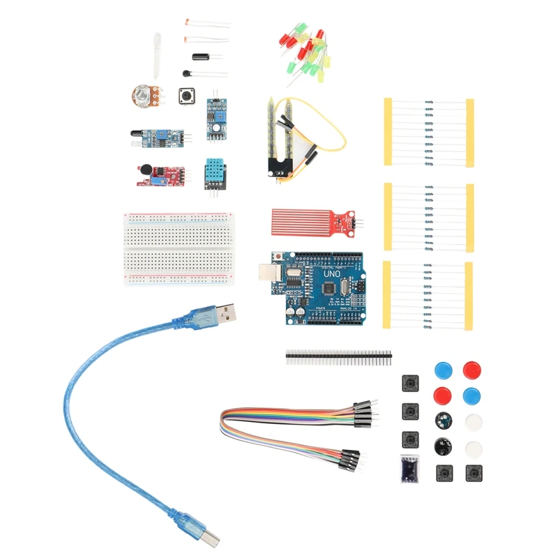 Basic Starter Kit For Arduino Uno R3 DIY Kit - R3 Board / Breadboard Programmable Kit