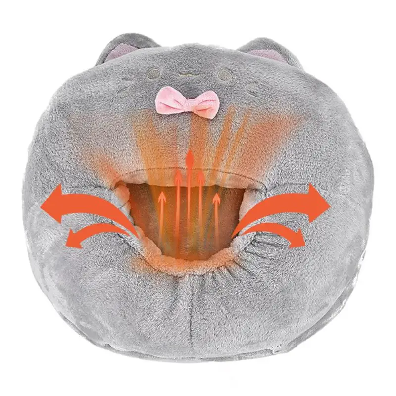 

Грелка для ног с электрическим подогревом, плюшевая грелка для ног с зарядкой от USB, энергосберегающая грелка для ног, грелки для ног для дома и сна