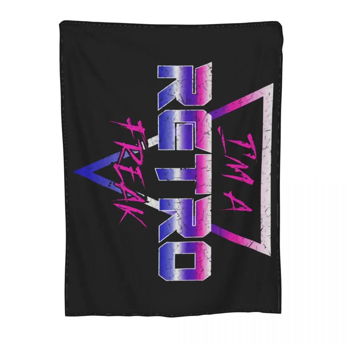 Я эксцентриковый ретро синтетический звук Lfo Sound Wave Electro Dj Mc забавный дизайн пледы