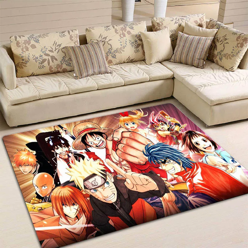 Японский аниме мультяшный персонаж коллекция ковер спальня гостиная