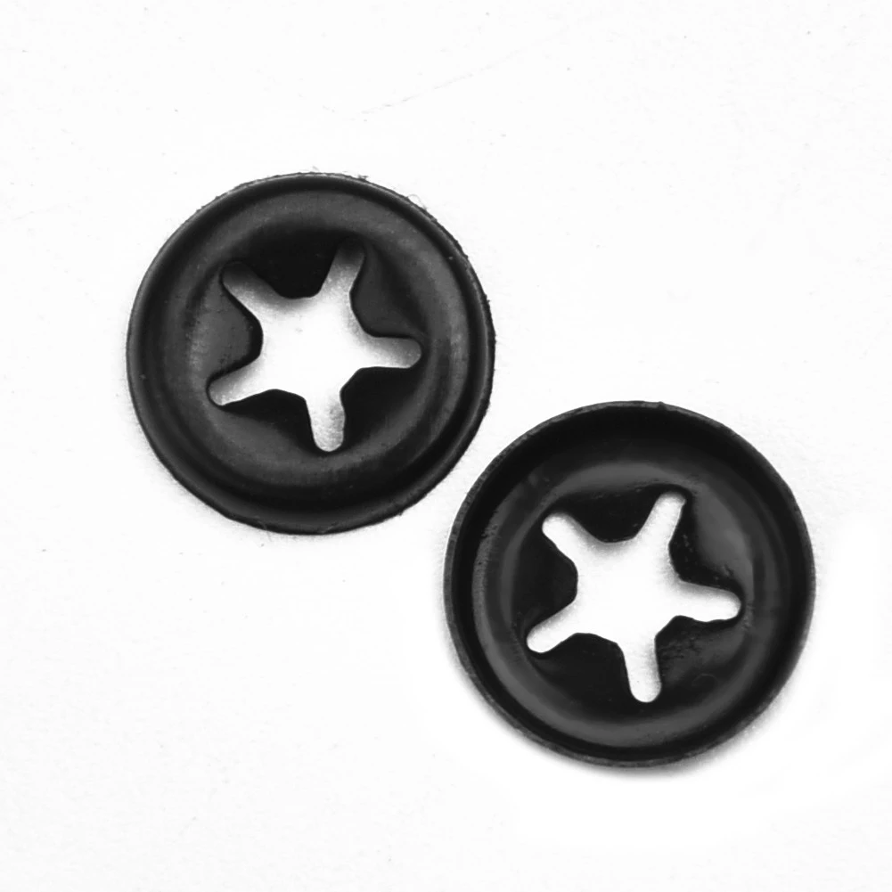 

Locking Washers Clip Washer Clip Fastener 50PCS Flanged Bearing Clips Hardware Tool M4*12*0.25 Push-on Fastener