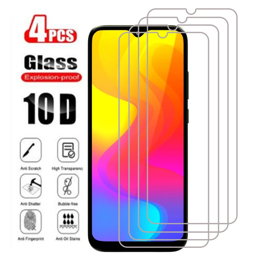

4PCS FOR Vsmart Joy 2+ Live Star Tempered Glass Protective On BQ Bee Active 1 2 3 4 PLUS Joy3 3+ Screen Protector Film Cover