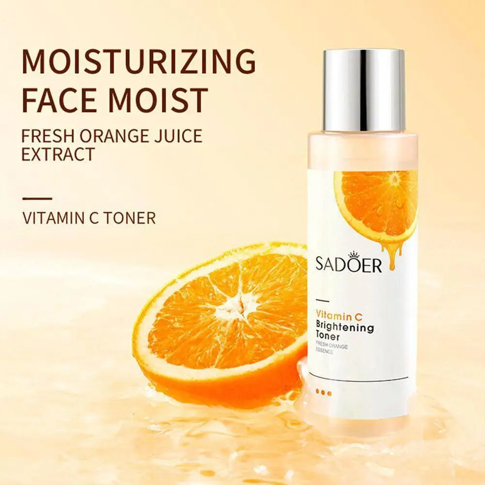 

SADOER Vitamin C Skin Brightening Toner, Hydrating Soothing With Face Serum Facial Toner, Cleanser, Skincare 120ml Moisturi Z2G1